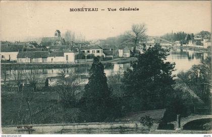 CPA MONETEAU - Vue générale (146458)