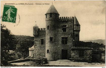 CPA AK MONISTROL-sur-LOIRE - Chateau de Foltier (517087)