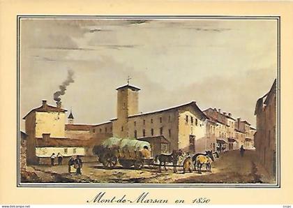 CPM Mont de Marsan en 1850