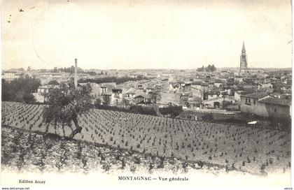 Carte postale ancienne de MONTAGNAC