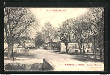 CPA Montaigu-de-Quercy, Route de Tournon