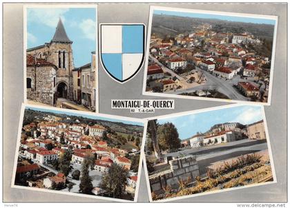 MONTAIGU DE QUERCY - multivues - CPSM Grand format