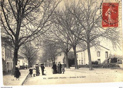 Carte postale ancienne de MONTAIGU