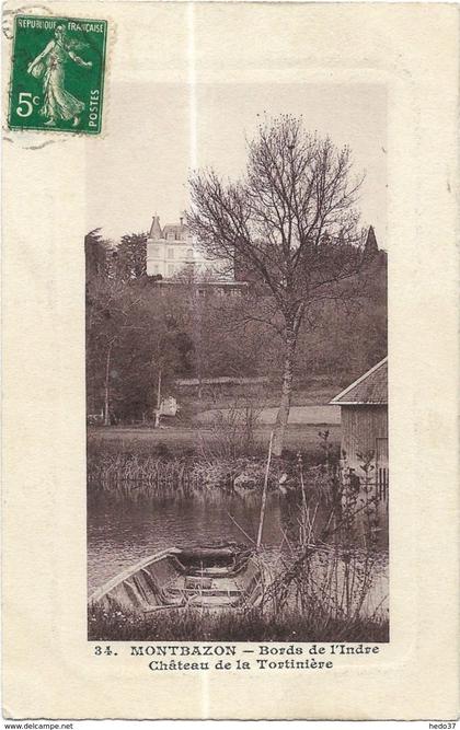 Montbazon - Bords de l'Indre - Château de la Tortinière