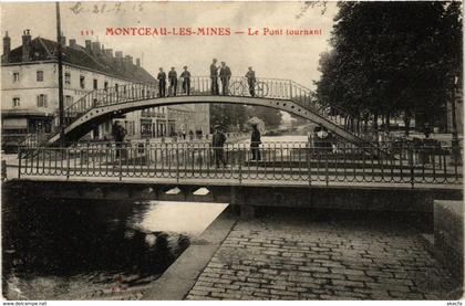 CPA MONTCEAU-les-MINES - Le Pont tournant (295801)