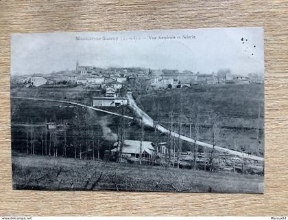 82/ montclar de quercy vue generale et scierie