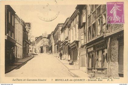 / CPA FRANCE 82 "Montclar de Quercy, grande rue"