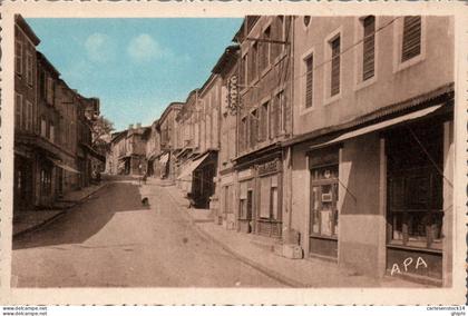 NÂ°41001  Z -cpa Montclar de Quercy -grande rue-