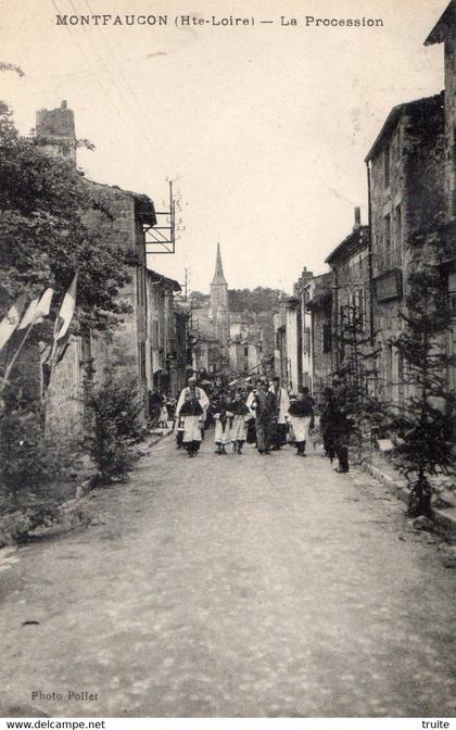 MONTFAUCON-EN-VELAY LA PROCESSION