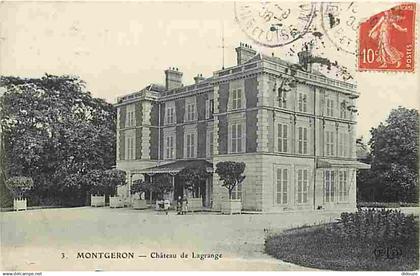 91 - Montgeron - Château de Lagrange - Animé - CPA - Voir Scans Recto-Verso