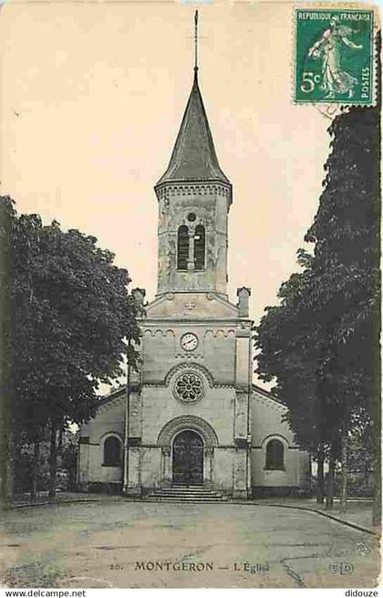 91 - Montgeron - L'Eglise - CPA - Voir Scans Recto-Verso