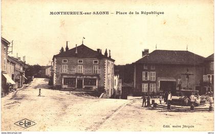 Carte  postale ancienne de MONTHUREUX sur SAONE