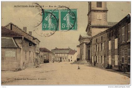 Carte Postale Ancienne de MONTIERS SUR SAULX-Comptoirs Français