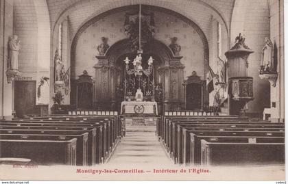 MONTIGNY LES CORMEILLES   INTERIEUR DE L'EGLISE