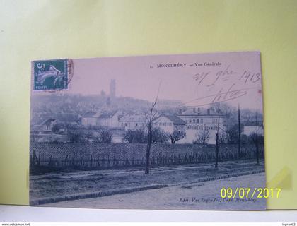 MONTLHERY (ESSONNE) VUE GENERALE.