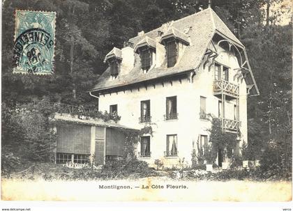 Carte POSTALE  Ancienne de   MONTLIGNON - La Côte fleurie