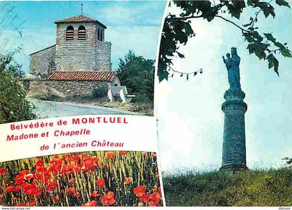 01 - Montluel - Belvédère de Montluel - Multivues - Flamme Postale - CPM - Voir Scans Recto-Verso