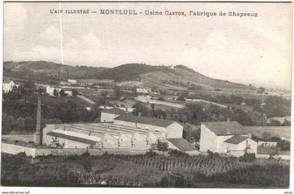 Carte Postale Ancienne de MONTLUEL-usine Castor-fabrique de chapeaux