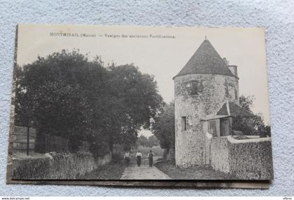 Montmirail, vestiges des anciennes fortifications, Marne 51