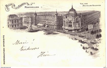 Carte postale ancienne de MONTPELLIER