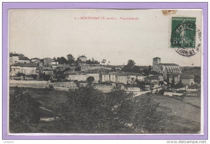 82 - MONTPEZAT de QUERCY -- Vue générale