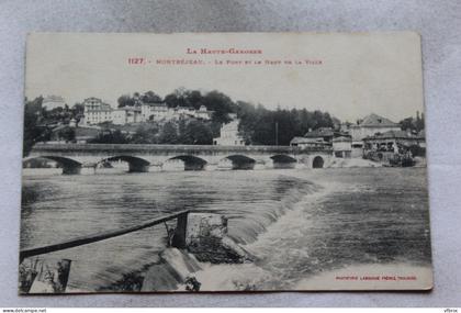 Montréjeau, le pont et le haut de la ville, Haute Garonne 31