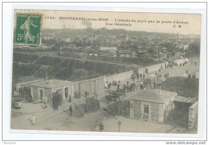 Entrée du pays par la porte d'Avron Vue générale.