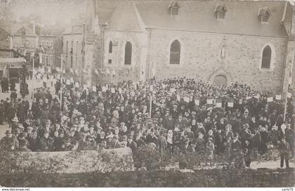 Montreuil-sous-Bois 93 - Montreuil-sur-Seine ? - Carte-photo - Fête des Poilus Place Eglise 1er Novembre 1917