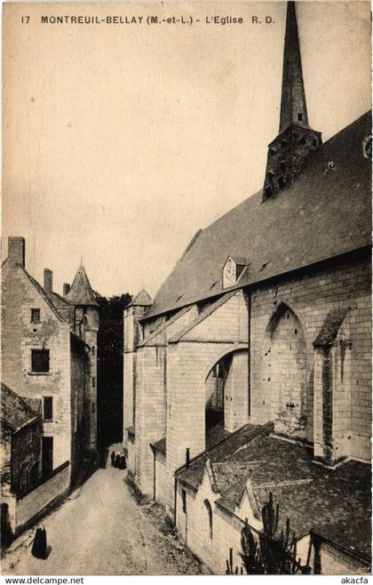 CPA Montreuil-Bellay Eglise (1180046)