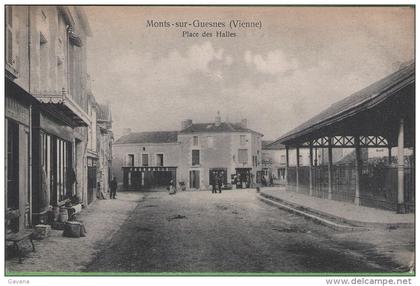 86 MONTS-sur-GUESNES - Place des Halles