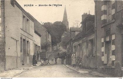 CPA Morée Montée de l'Eglise