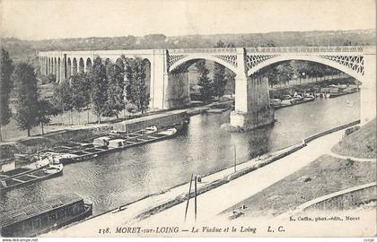 CPA Moret-sur-Loing Le Viaduc et le Loing