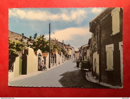 84/ cpsm morieres les avignon rue de la paix