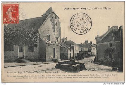 Carte Postale Ancienne de MORSANG SUR ORGE