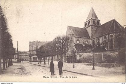 CPA Mouy Rue de la Gare