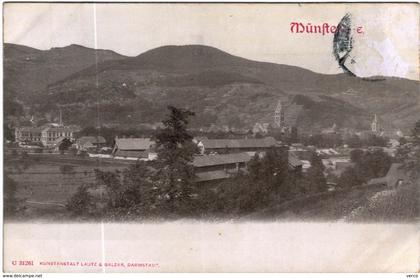 Carte Postale Ancienne de MUNSTER