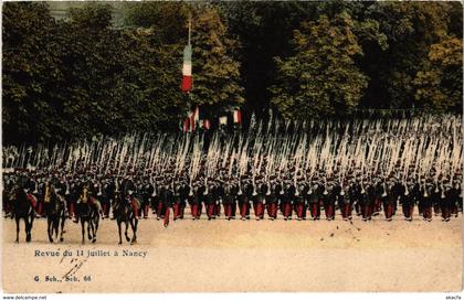 CPA Militaire Nancy - Revue du 14 Juillet á Nancy (90678)