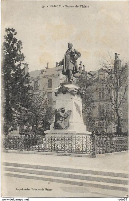 Nancy - Statue de Thiers