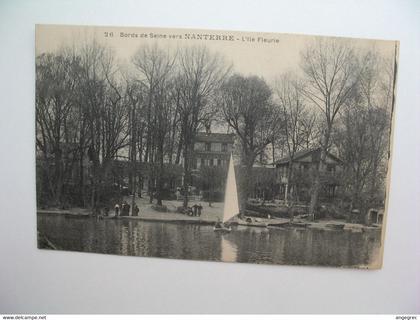 CPA  Nanterre Bords de Seine vers Nanterre   l' île fleurie