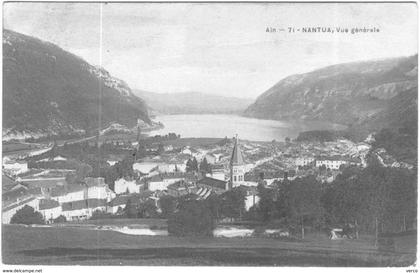 Carte Postale Ancienne de NANTUA-vue générale