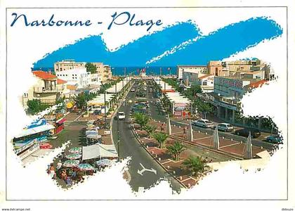 11 - Narbonne - Narbonne Plage - Automobiles - Flamme Postale de Narbonne Plage - CPM - Voir Scans Recto-Verso