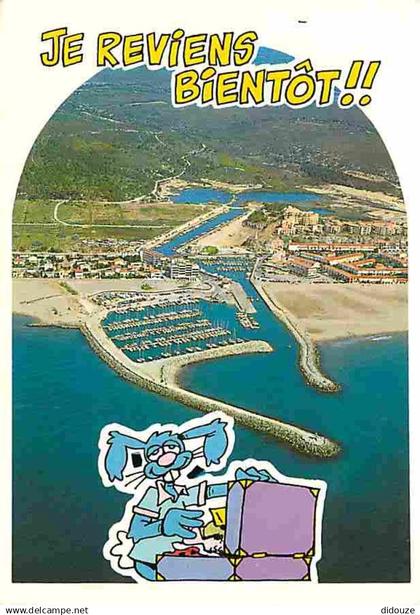 11 - Narbonne - Narbonne Plage - Le Port - Vue aérienne - CPM - Voir Scans Recto-Verso