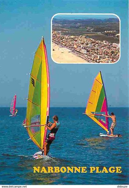 11 - Narbonne - Narbonne Plage - Multivues - Planche à Voile - CPM - Voir Scans Recto-Verso