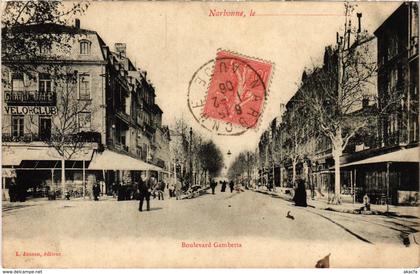 CPA NARBONNE - Boulevard Gambetta (112959)