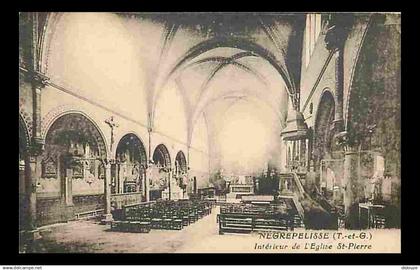 82 - Negrepelisse - Intérieur de L'Eglise Si-Pierre - Carte Neuve - CPA - Voir Scans Recto-Verso