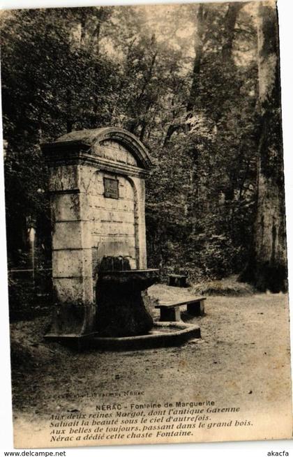 CPA NÉRAC-Fontaine de Marguerite (264083)