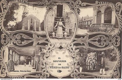 CPA Souvenir de Néris-les-Bains