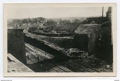 carte photo Neufchateau pont de Rouceux détruit par les Allemands en1944.tampon Mallet Mme Goulpeau rue de france