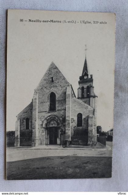 N35, Neuilly sur Marne, l'église, Seine Saint Denis 93