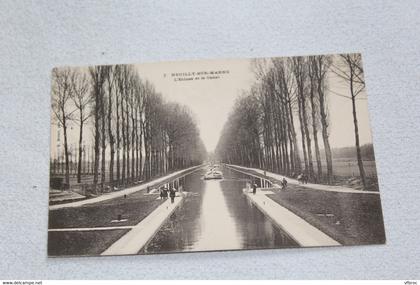 Neuilly sur Marne, l'écluse et le canal, Seine saint Denis